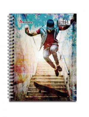 Cuaderno Doble Anillo - Pasta Semidura - Universitario - Urban - 200 Hojas - Multimateria - No 01 - 1 Unidad