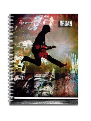 Cuaderno Doble Anillo - Pasta Semidura - Universitario - Urban - 200 Hojas - Multimateria - No 03 - 1 Unidad