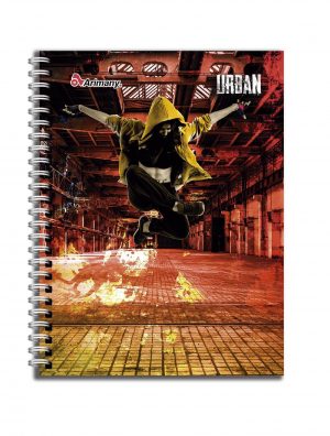 Cuaderno Doble Anillo - Pasta Semidura - Universitario - Urban - 200 Hojas - Multimateria - No 07 - 1 Unidad