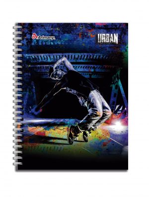 Cuaderno Doble Anillo - Pasta Semidura - Universitario - Urban - 200 Hojas - Multimateria - No 08 - 1 Unidad