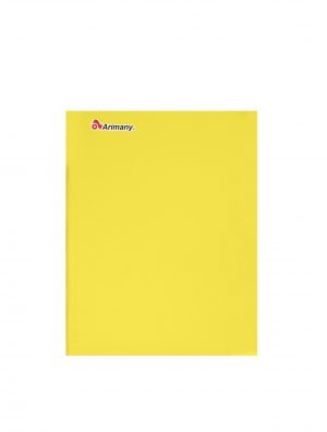 Cuaderno Engrapado - 1/2 Carta - Arimany - 100 Hojas - Sin Lineas - Amarillo - 1 Unidad