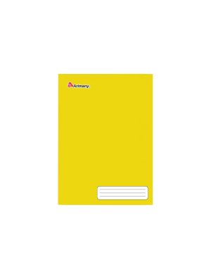 Cuaderno Engrapado - 1/2 Carta - Arimany - 80 Hojas - Cuadros de 5 mm - Amarillo - 1 Unidad