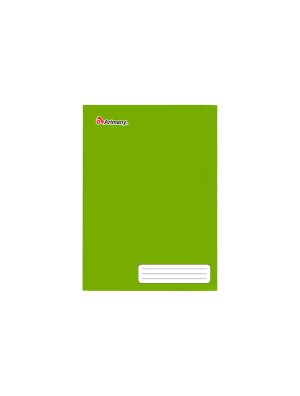 Cuaderno Engrapado - 1/2 Carta - Arimany - 80 Hojas - Cuadros de 8 mm - Verde Limón - 1 Unidad