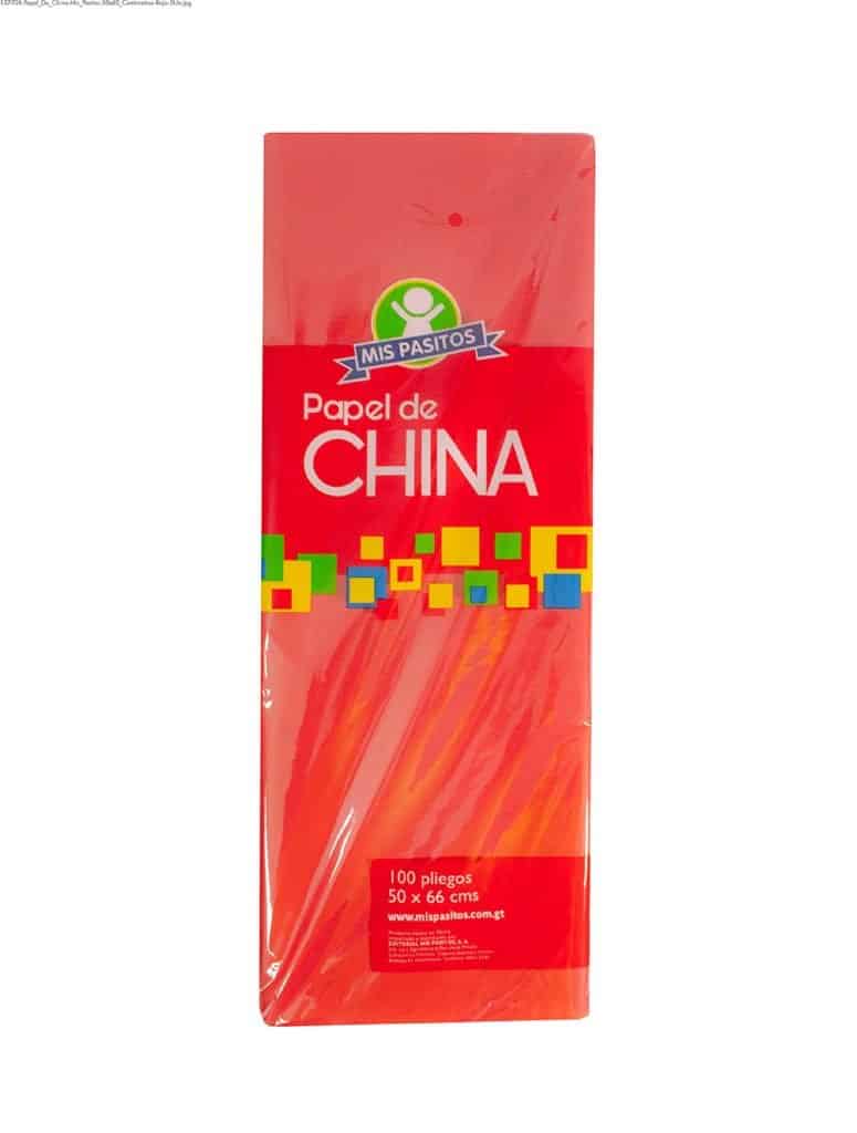 Papel De ChinaMis Pasitos50x60 CentimetrosRojo5 Unidades Arimany