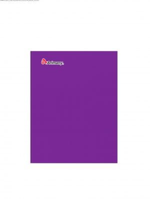 Cuaderno Cosido - Empastado - 1/2 Carta - Arimany - 100 Hojas - Sin Lineas - Morado - 1 Unidad