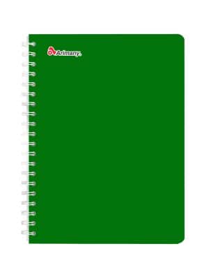 Cuaderno Doble Anillo - Pasta Dura - Universitario - Arimany - 100 Hojas - Cuadros de 8 mm - Verde Oscuro - 1 Unidad