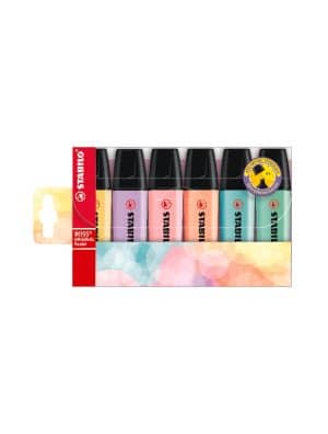 Marcador - Resaltador - Stabilo - Boss - 6 Colores Pastel - 1 Unidad