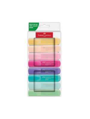 Marcador-Resaltador-Faber Castell-Punta Biselada-8 Colores-Pastel-1 Unidad