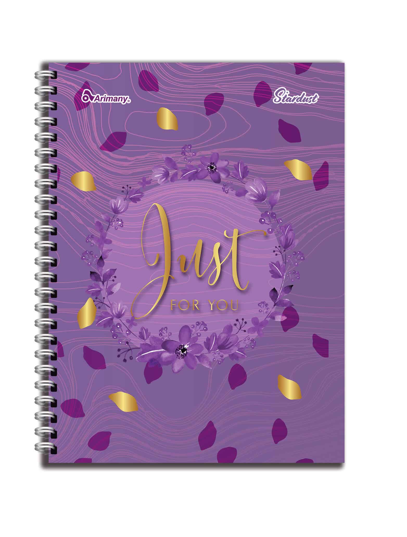 Cuaderno Doble Anillo - Pasta Semidura - Carta - 180 Hojas - Stardust - Multimaterias - No 07 - 1 Unidad