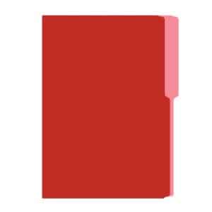 Folder - Oficio - Flashfile - 1 Pestaña - Rojo - 1 Unidad