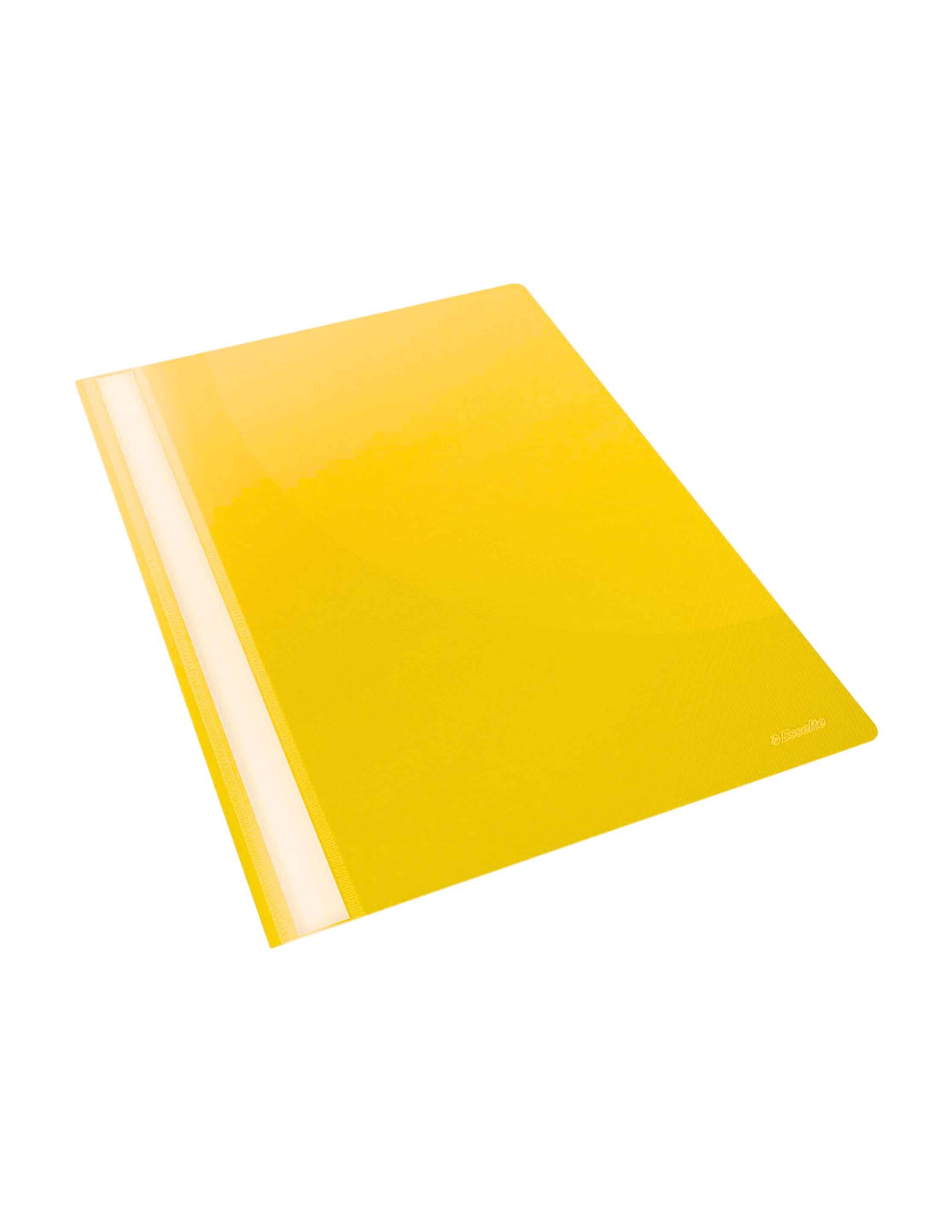 Folder Plástico - Tamaño Carta - Esselte - Amarillo - 1 Unidad