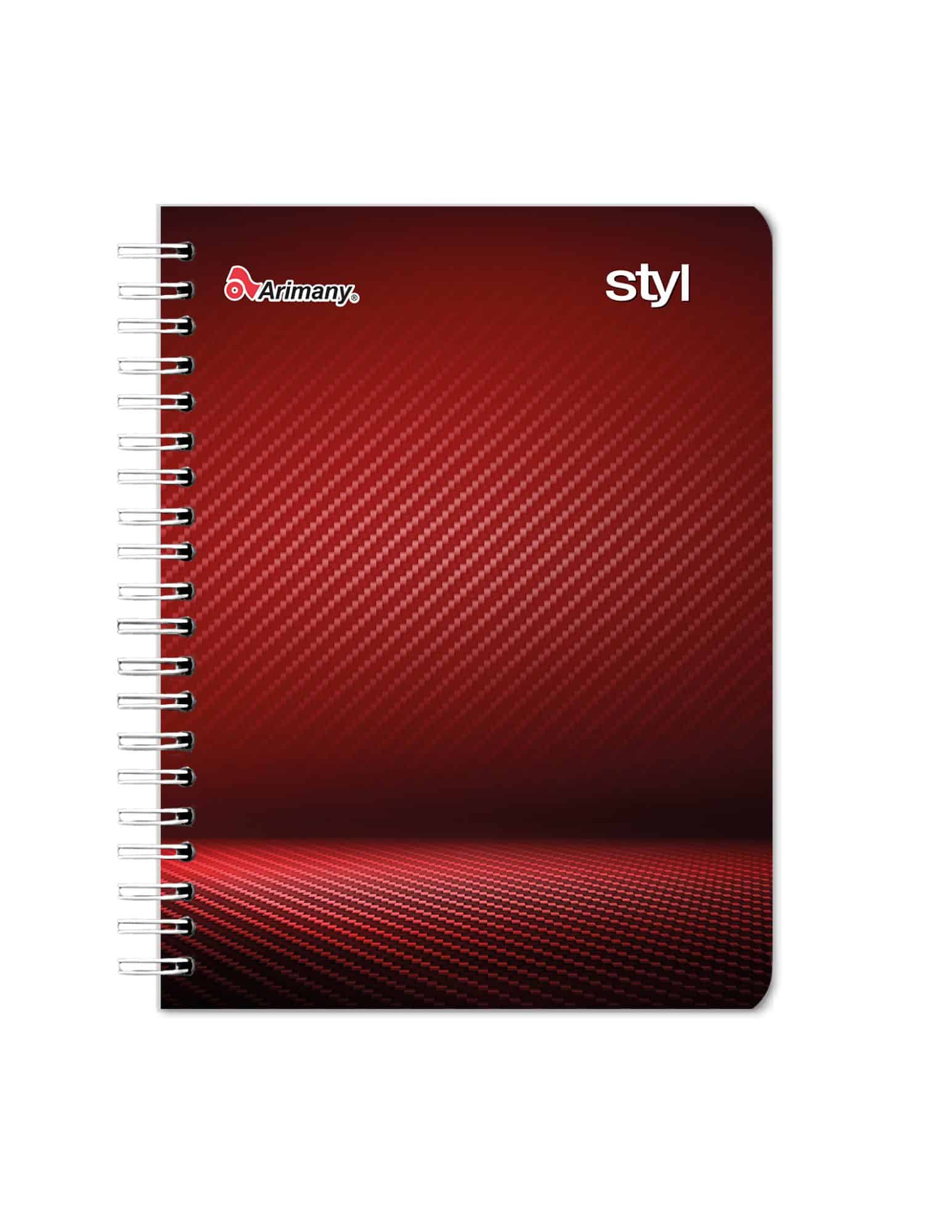 Cuaderno Doble Anillo - Pasta Semidura - Universitario - Styl - 100 Hojas - Lineas - No 09 - 1 Unidad