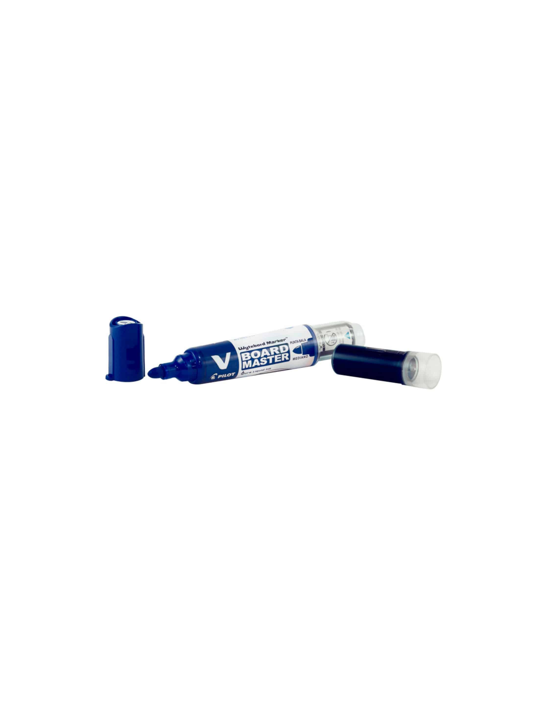 Pilot V-Board Master S Pennarello A Punta Fine Per Lavagne Bianche - Colore Blu - 4