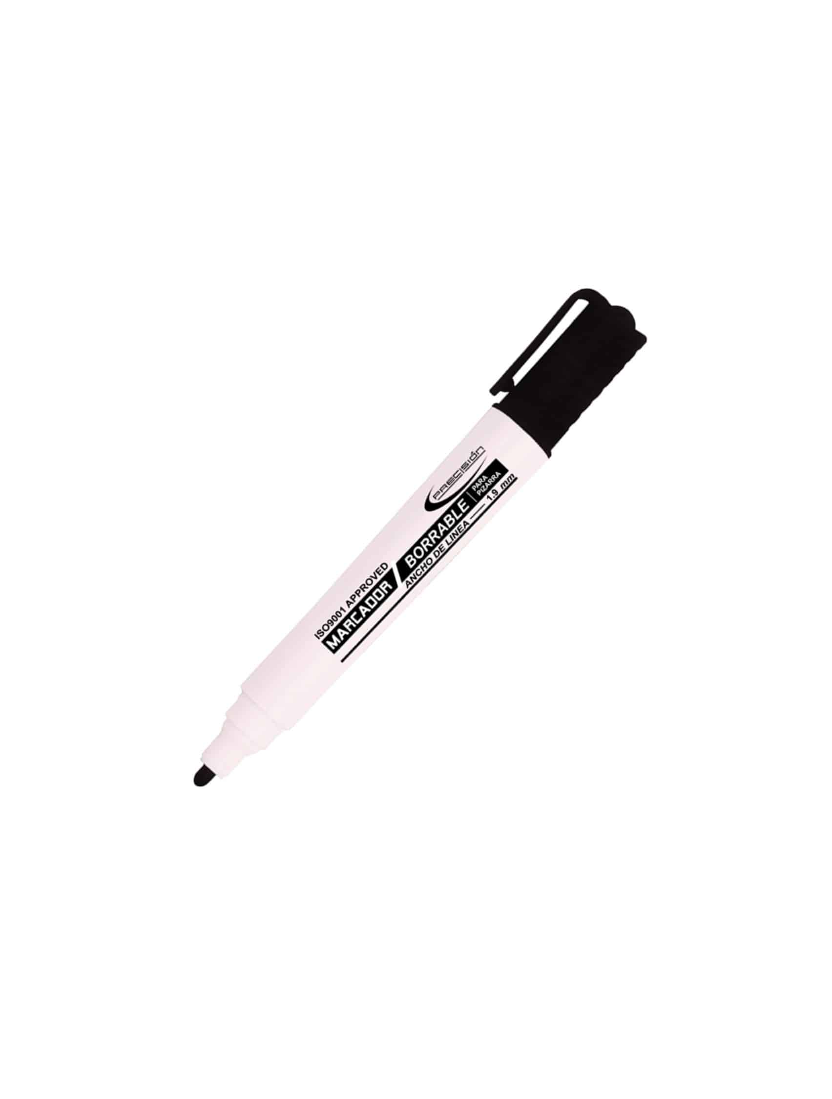 Marcador - Pizarra - Precision - Negro - Punta Redonda - 1 Unidad