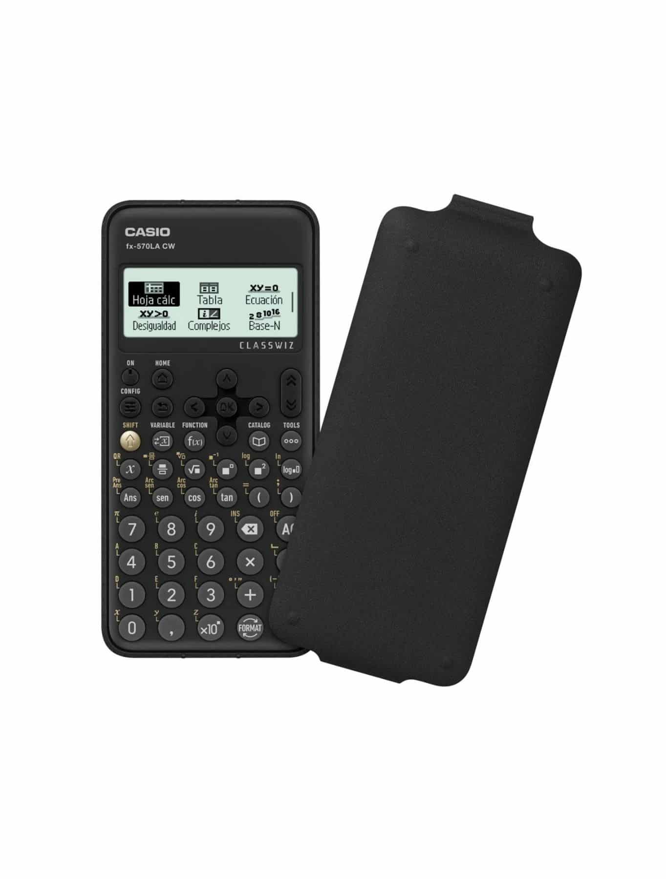 Calculadora-Casio-FX570 LACW-Cientifica-550 Funciones-Negra-1