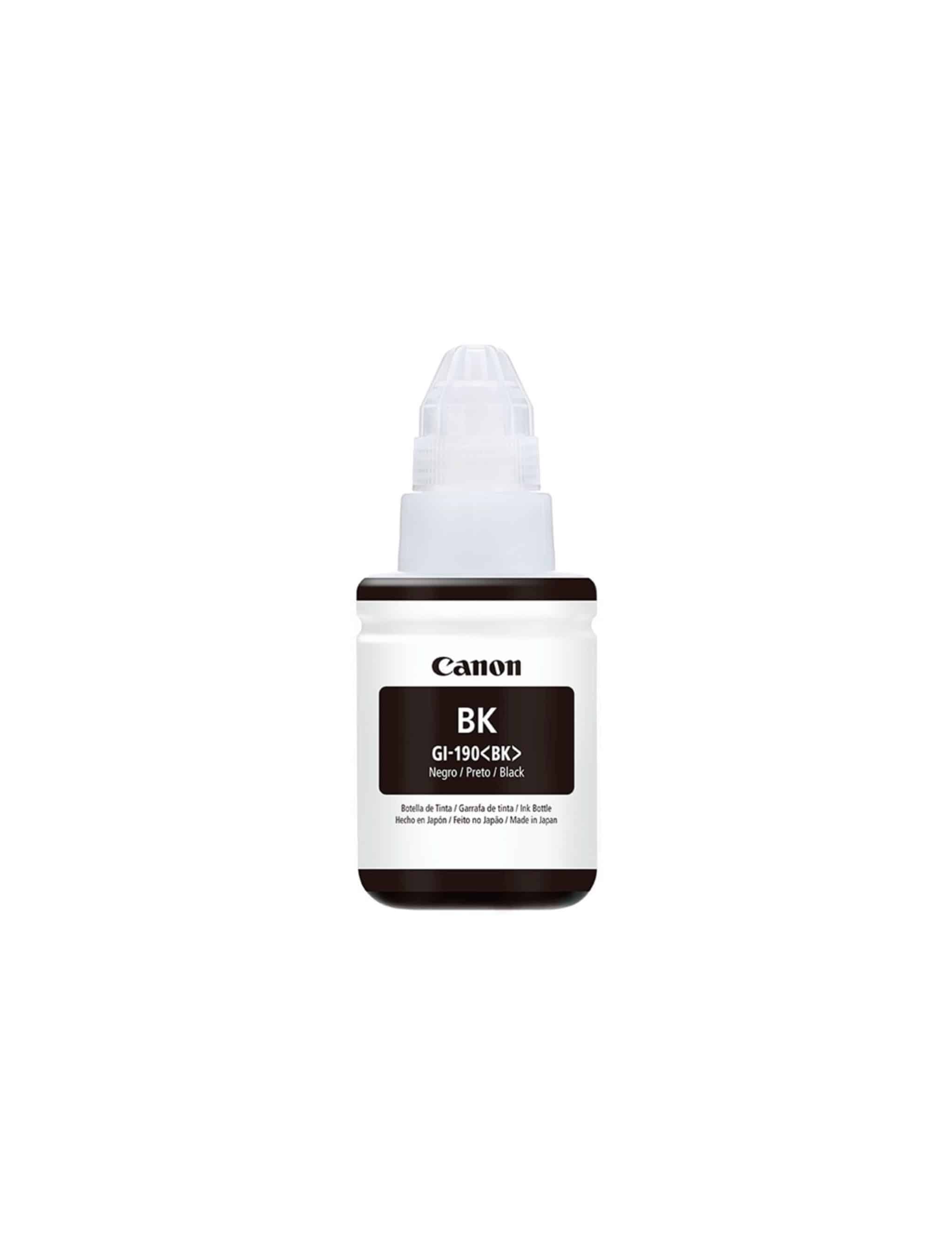 Tinta Para Impresora - Canon - Gi - 190Bk - Negro - Botella - 135 Ml - 1 Unidad - Image 2