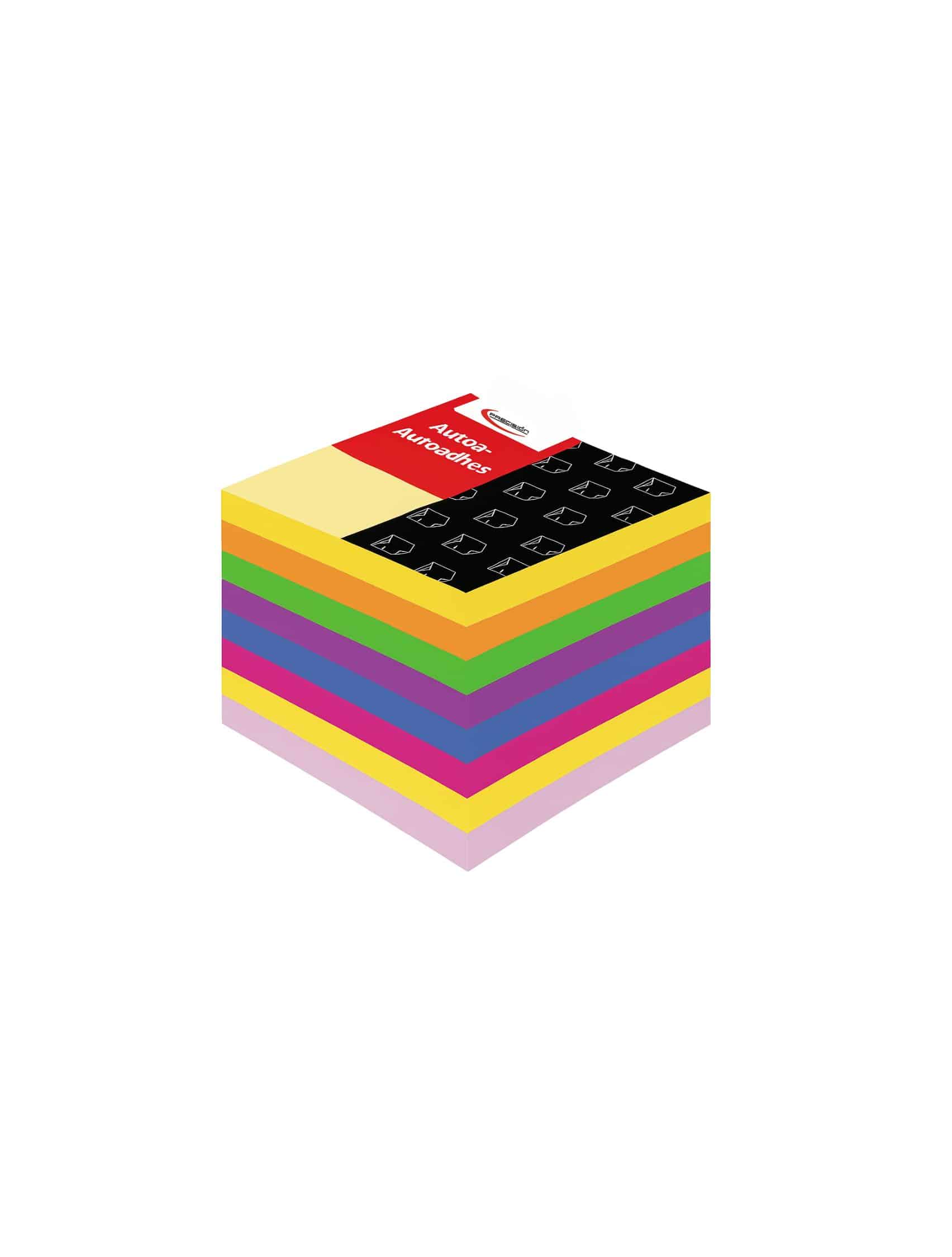 Notas Adhesivas - Precision - 3 x 3 Pulgadas - 8 Colores - 400 Hojas - 1 Unidad