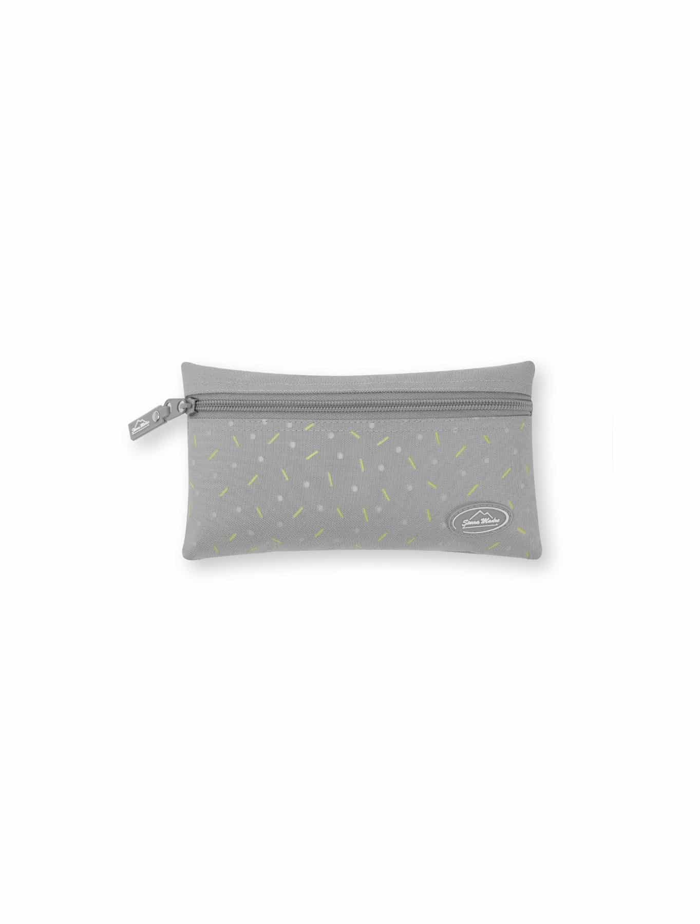 Estuche - Sierra Madre - Gris - Tela - Portalapiz - Clasico - 1 Unidad