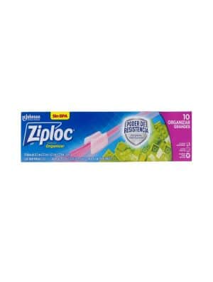 Bolsas - Ziploc - Grande - 26.8X24.1X6.6 Centimetros - Cierre Fácil - Caja de 10 unidades - 1 Unidad