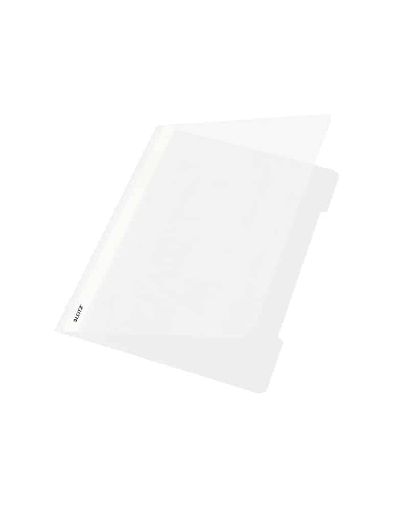 Classeur Leitz Chromos Noir - Mécanisme à Levier, Format A4, Avec Pochette Transparente