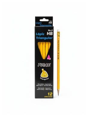 Lapiz-Tucan-Hb-Triangular-Amarillo-12 Unidades