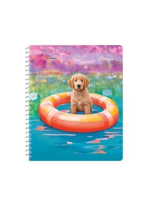 Cuaderno Espiral - Universitario - Design - 100 Hojas - Lineas - No 06 - 1 Unidad