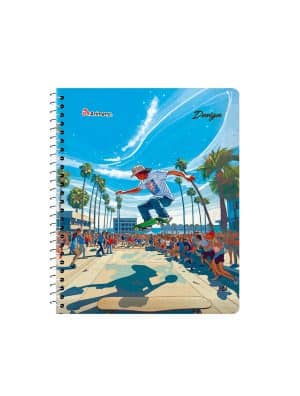 Cuaderno Espiral - Universitario - Design - 100 Hojas - Lineas - No 15 - 1 Unidad