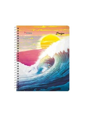 Cuaderno Espiral - Universitario - Design - 100 Hojas - Lineas - No 17 - 1 Unidad