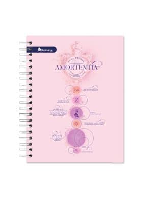 Cuaderno Doble Anillo - Pasta Dura - Universitario - Harry Potter - 100 Hojas - Lineas - No 07 - Amortentia - 1 Unidad