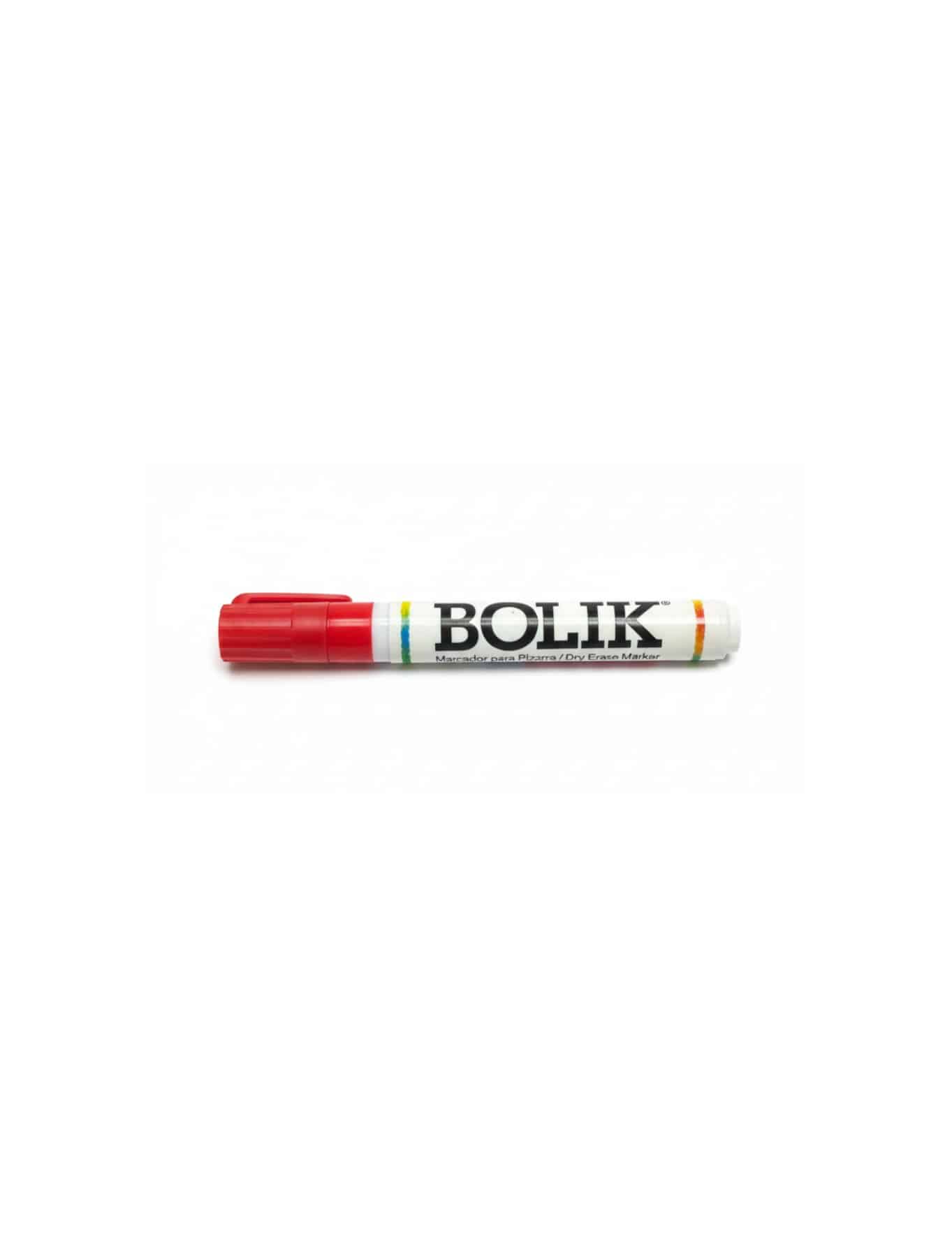 Marcador - Pizarra - Recargable - Bolik - Rojo - Punta Redonda - 1 Unidad