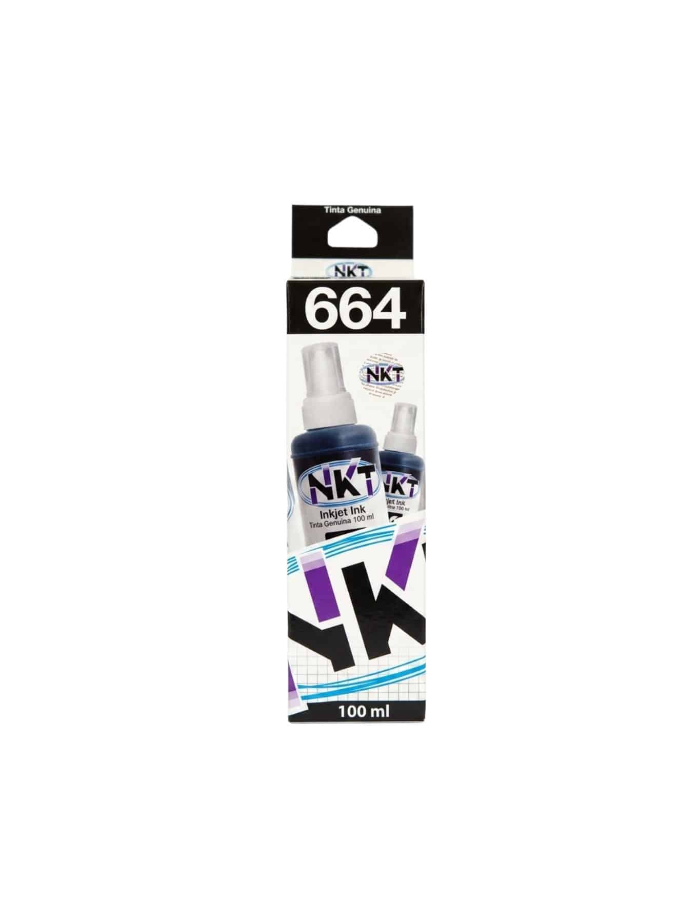 Tinta Para Impresora - NKT - Epson - Serie 664 - Negro - Botella - 100 ML - 1 Unidad