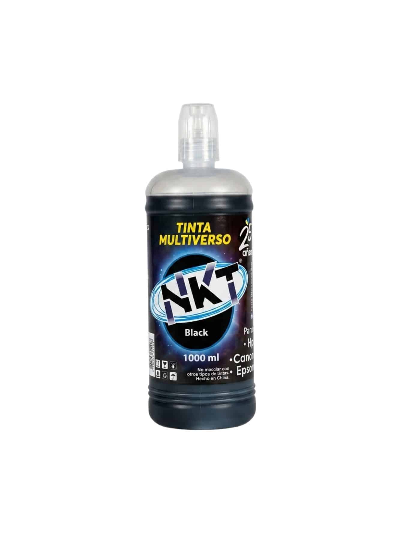 Tinta Para Impresora - NKT - Universal - Negro - Botella - 1,000 ML - 1 Unidad