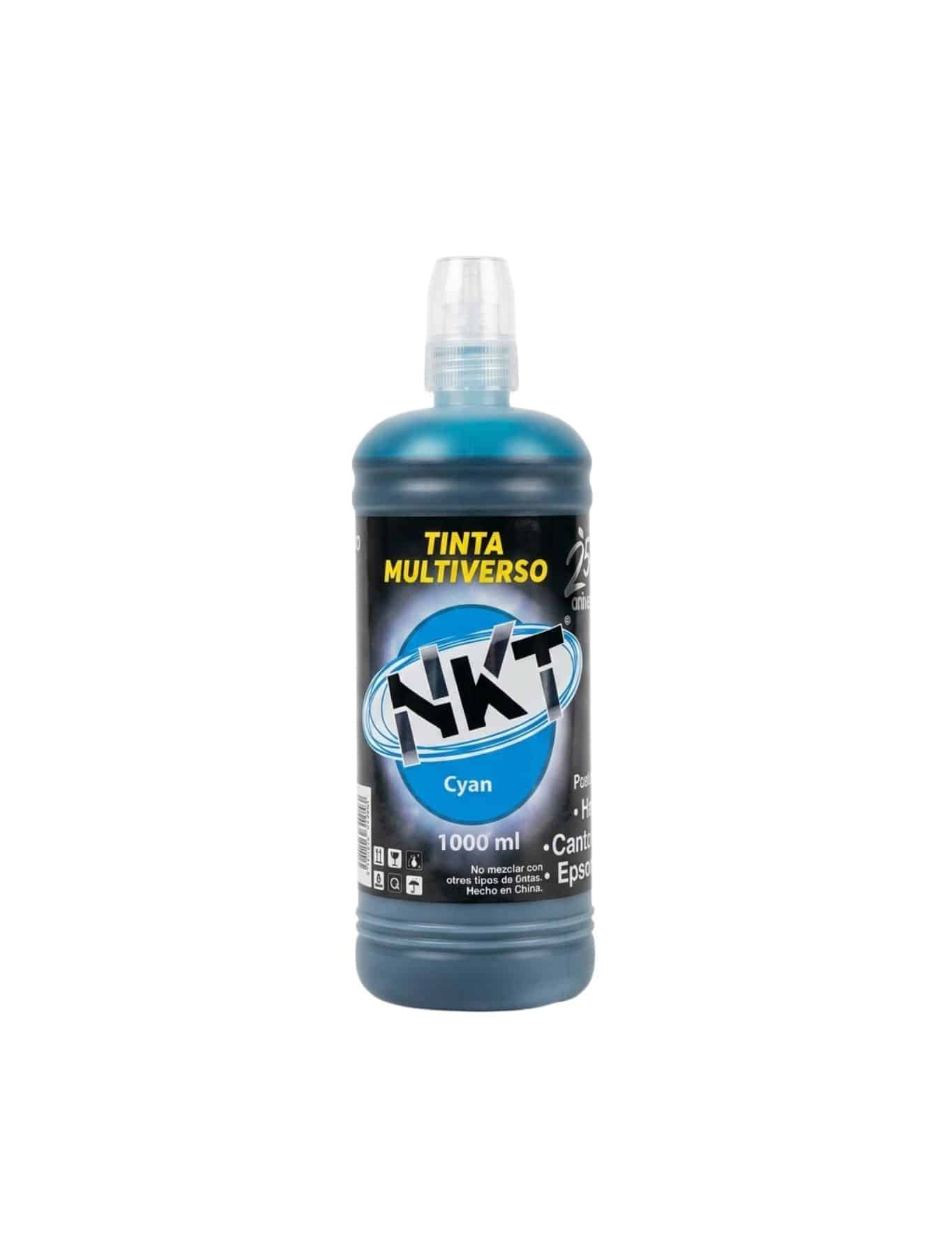 Tinta Para Impresora - NKT - Universal - Cian - Botella - 1,000 ML - 1 Unidad