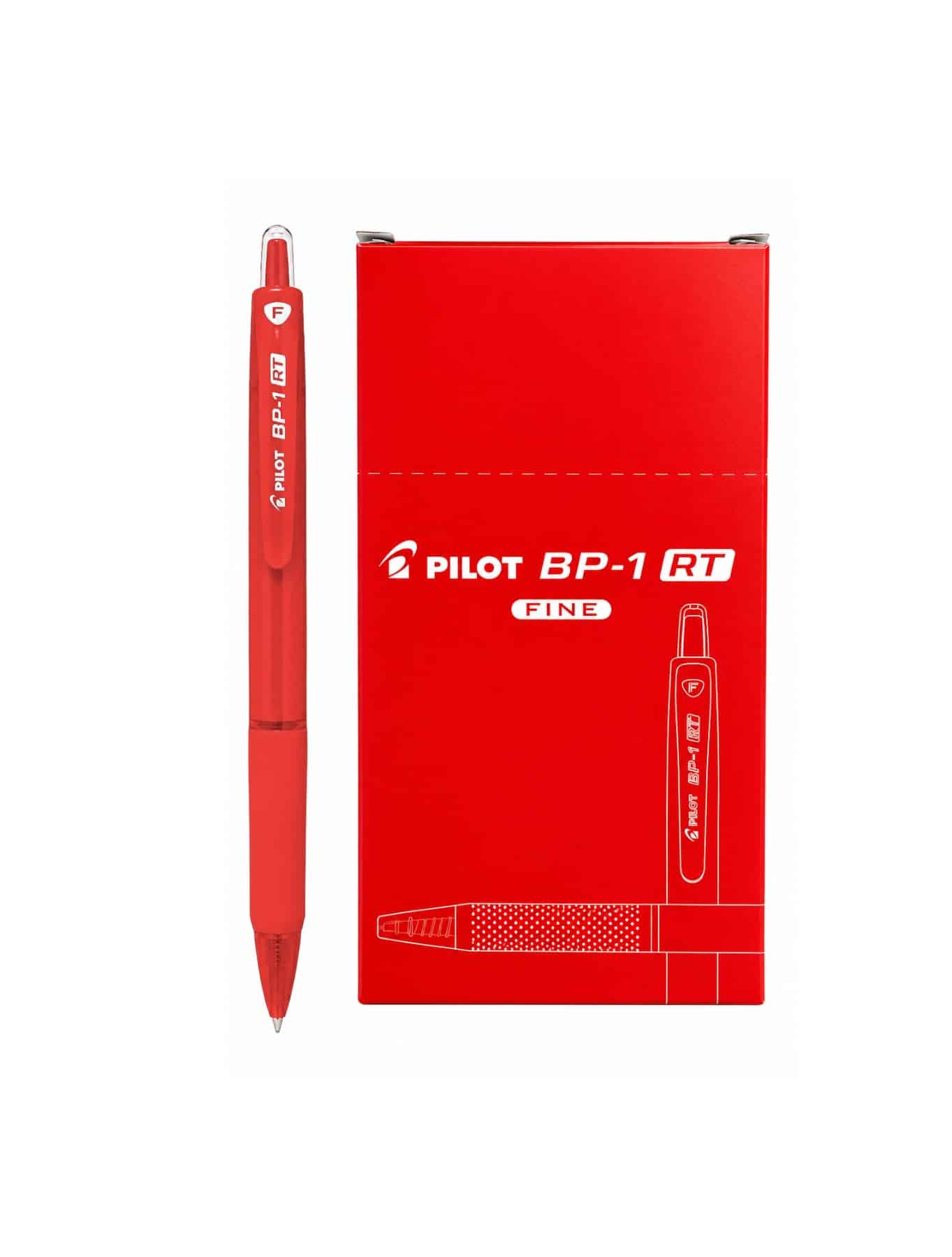 Lapicero - Pilot - BP-1 - Rojo - Retractil - 0.7 mm - Caja de 12 Unidades - 1 Unidad