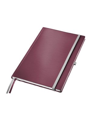 Libreta Ejecutiva - Leitz - Tamaño A5 - 100 Hojas - Con Lineas - Rojo - 1 Unidad